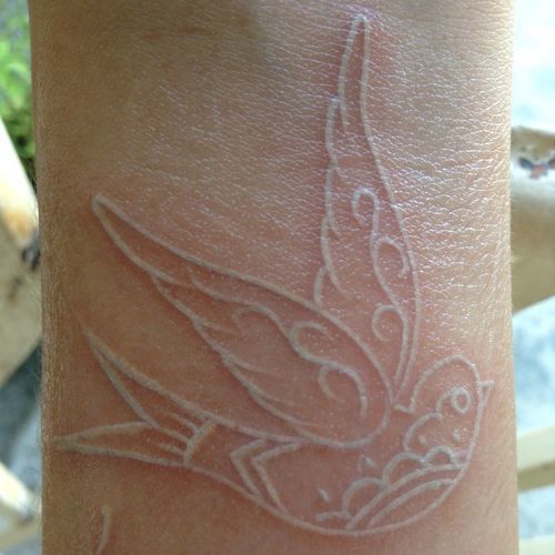 17 White Tattoo Ideas