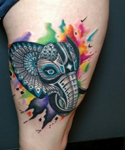 22 Elephant Leg Tattoos Ideas