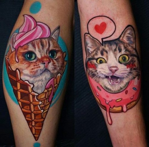 24 Cat Portrait Tattoo Ideas