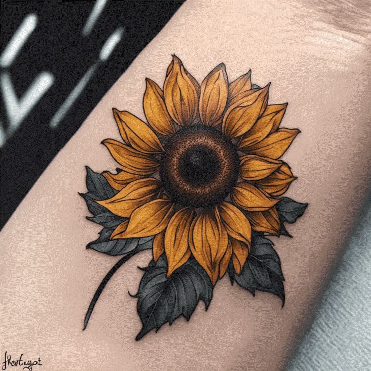 24 Ideas for Sunflower Tattoos in : Unique and Stunning Designs for Every Style