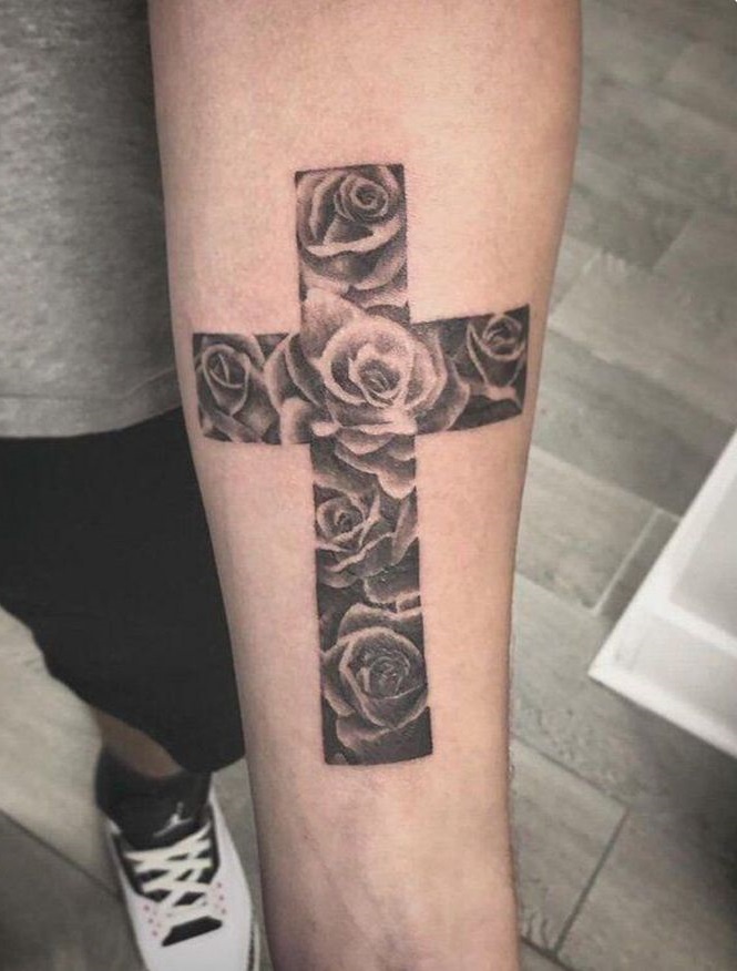 26 Unique Cross Tattoo Designs for : Ideas for Men & Women