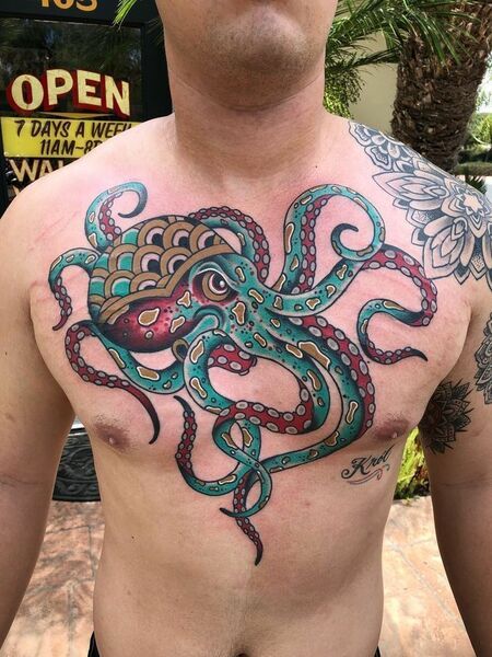 27 Octopus Tattoo Ideas for Men & Women Realistic, Sleeve, Leg, Shoulder & Tiny Octopus Designs