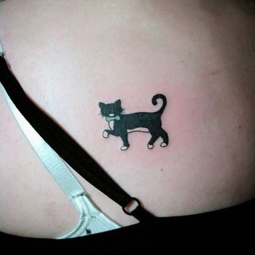 23 Minimalist Cat Tattoo Ideas