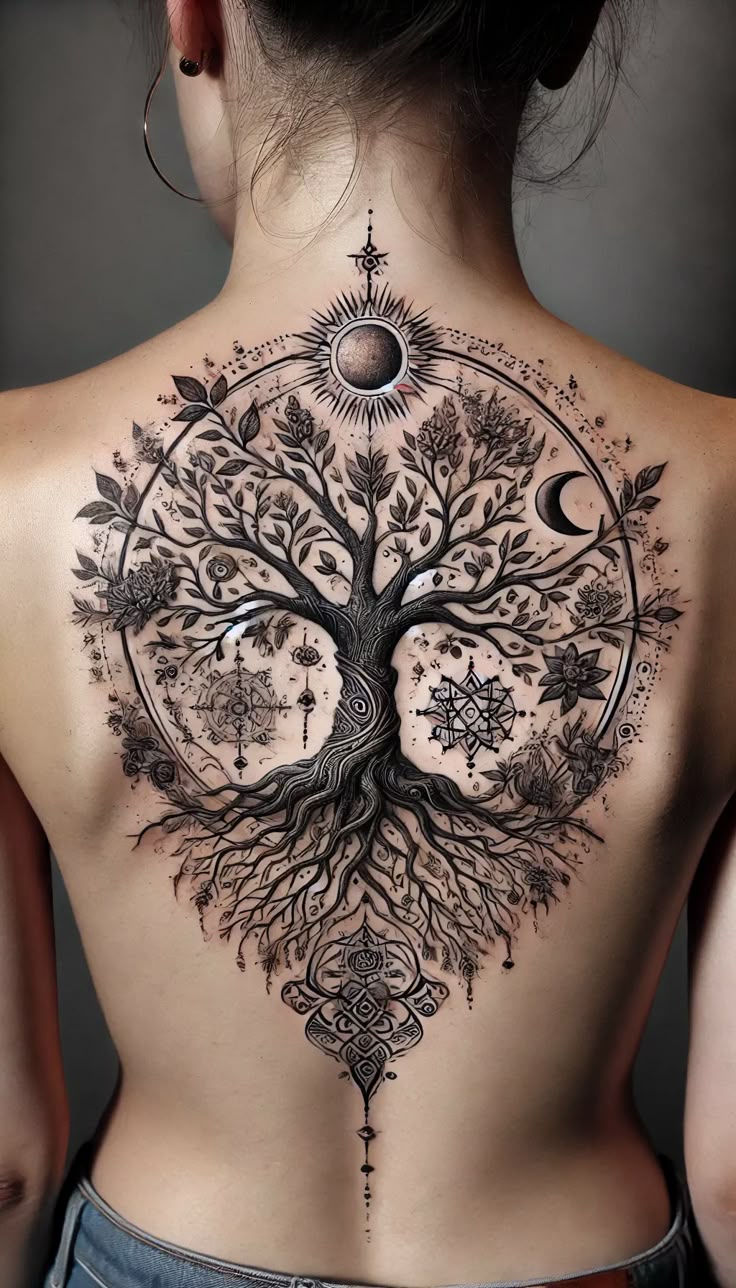 24 Tree of Life Tattoo Designs: Norse, Celtic, Feminine, Geometric & Japanese Ink Ideas