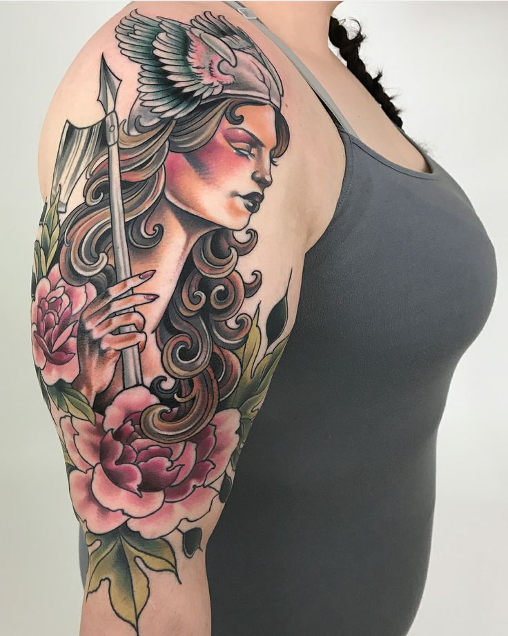 27 Norse Mythology Tattoo Valkyries Ideas Featuring Female Warriors & Symbolic Designs