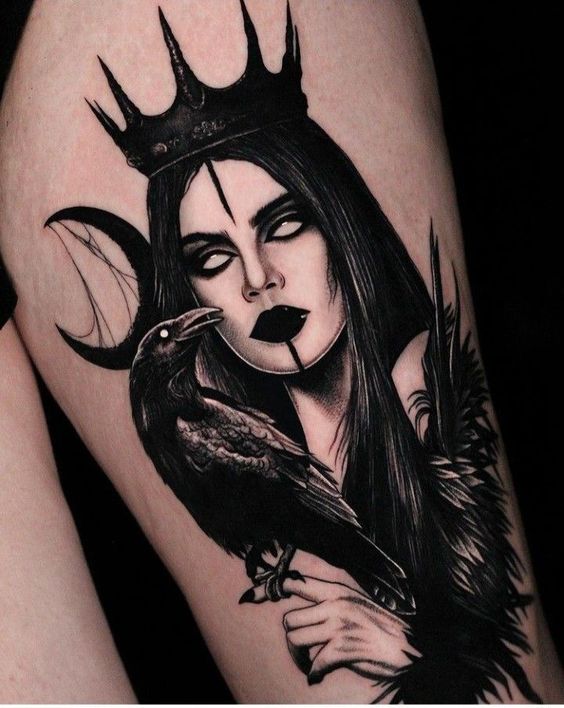 25 Ideas for Dark Feminine Tattoos: Aesthetic Inspiration for Every Style
