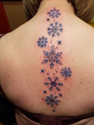 25 Snowflake Tattoo Ideas