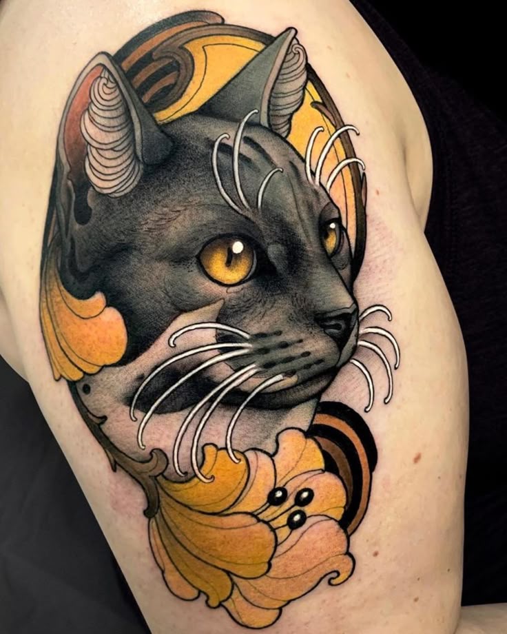 25 Neo Traditional Tattoo Ideas for : Bold Sleeve Art, Black and Grey Designs