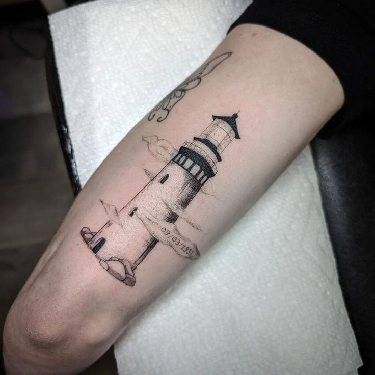 Check Out 29 Cool Lighthouse Tattoo Ideas for
