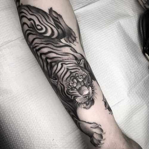 25 Tiger Tattoo on Arm Ideas