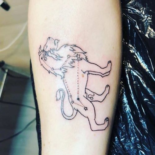 Keep it Simple: 27 Elegant Lion Tattoo Designs