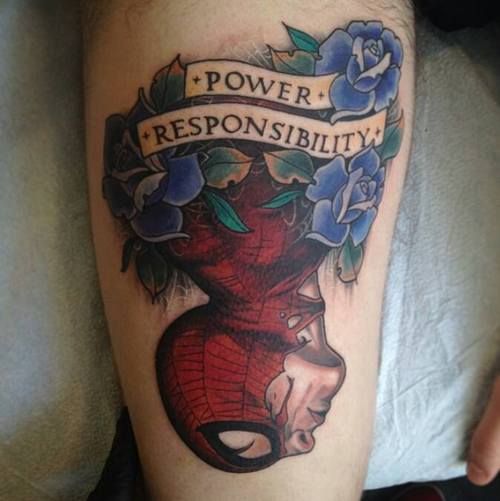 Top 19 Spider Man Tattoo Ideas