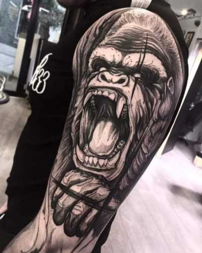 23 Gorilla Tattoo Ideas
