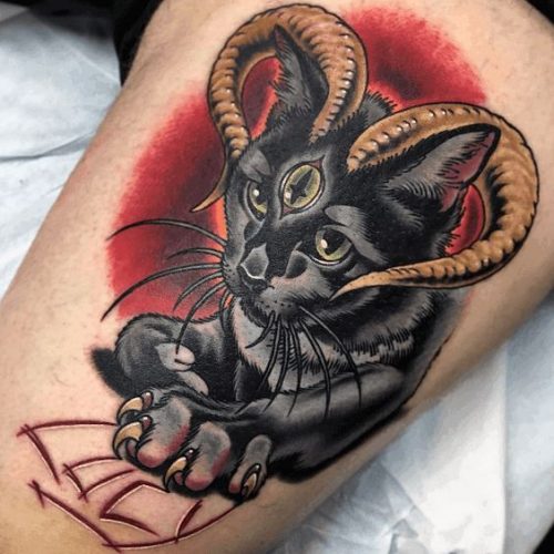 24 Cat Portrait Tattoo Ideas