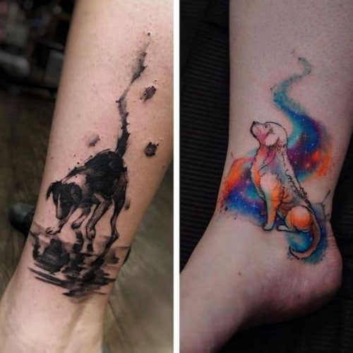 24 Dog Portrait Tattoo Ideas