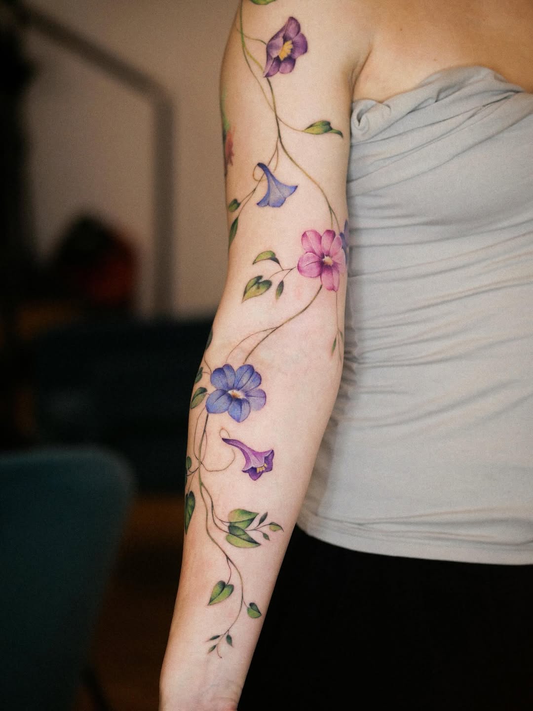 25 Vine Tattoo Designs for Women and Men Sleeve, Arm, Shoulder, Traditional, Wrap Around Ideas