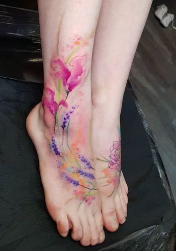 18 Unique Flower Ankle Tattoo Ideas: Stunning Designs for Nature Lovers