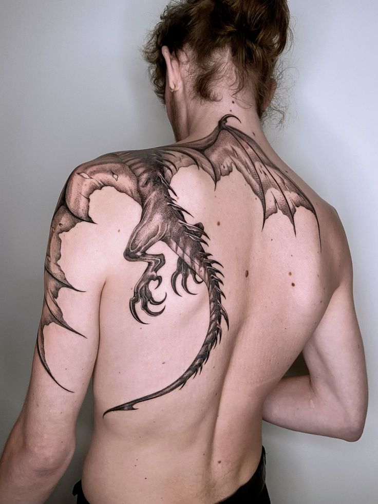 29 Dragon Tattoo Ideas for Men and Women Abstract, Realistic, Shoulder and Arm Designs