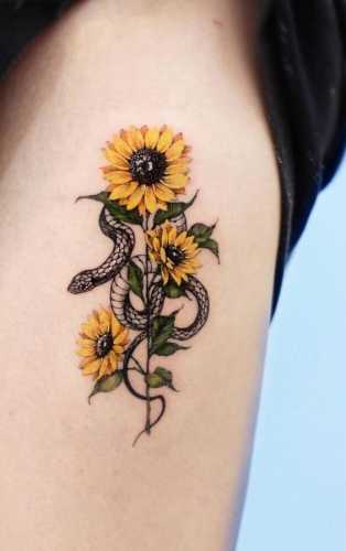25 Empowering Snake Tattoos for Women
