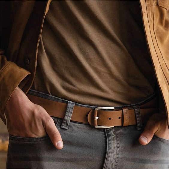 22 Stylish Belt Outfits for Men in : From Classic Leather to Bold Chains – Elevate Your Style