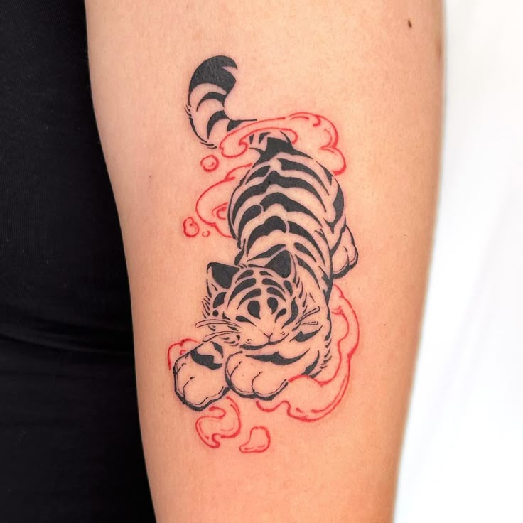Japanese Tiger Tattoos Traditional Designs, Sleeves, Chest & Arm Ideas