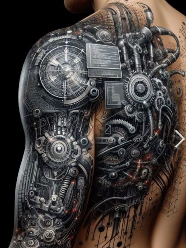 Explore Top 18 Biomechanical Tattoo Ideas for : Unleash Your Inner Cyborg with These Stunning Designs