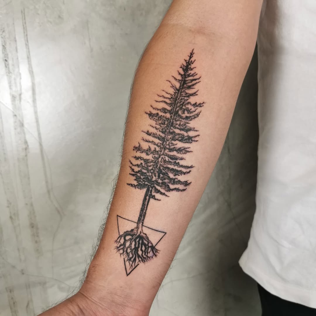 30 Pine Tree Tattoo Ideas: Quiet Symbols of Resilience, Place, and Peace