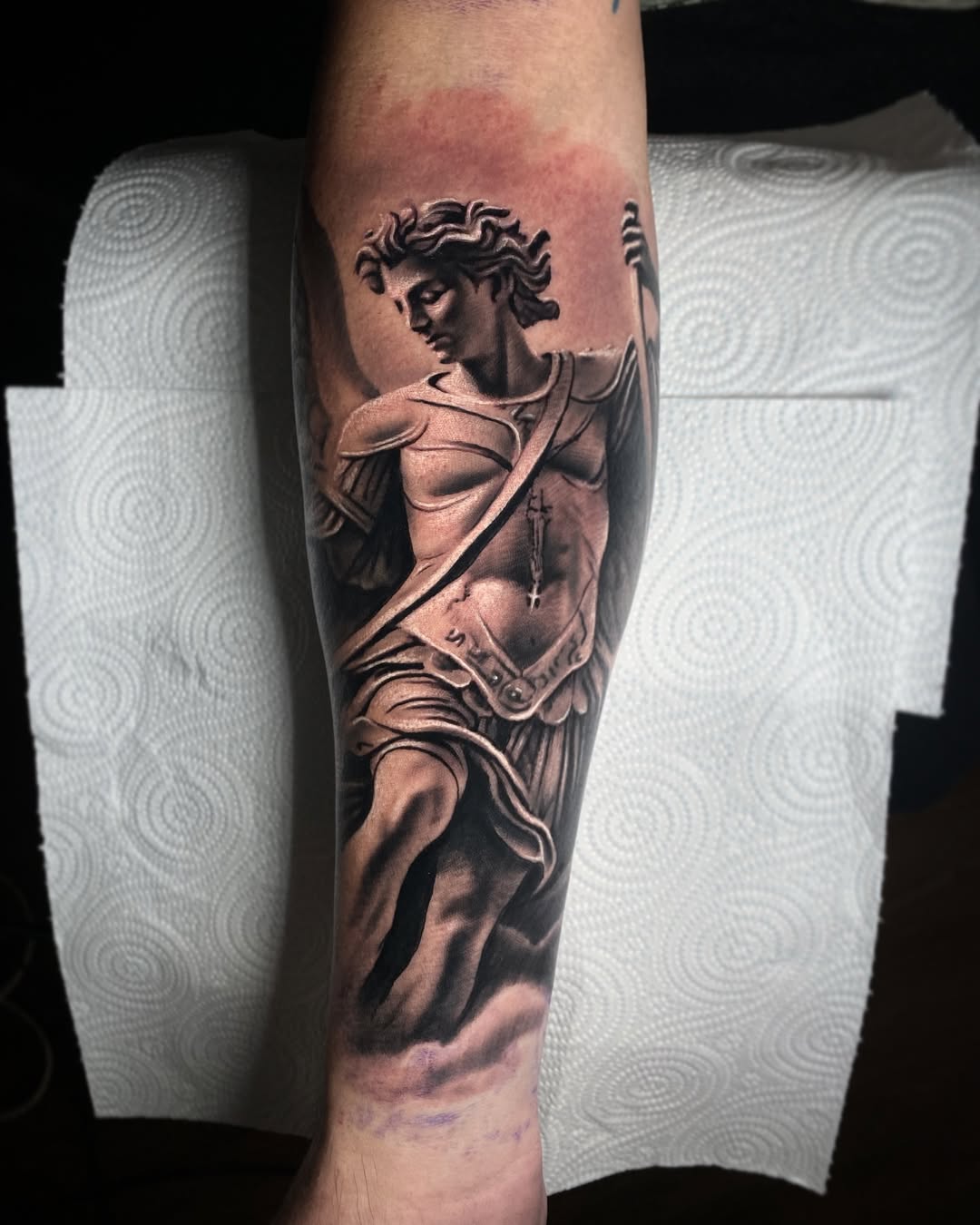 28 Archangel Michael Tattoo Designs for Men and Women   Realism, Sleeve, and Geometric Ideas