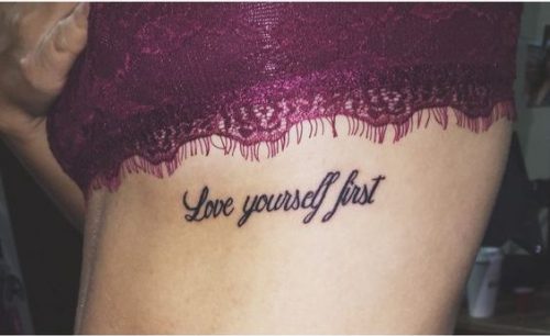 17 Trendy Rib Writing Tattoo ideas