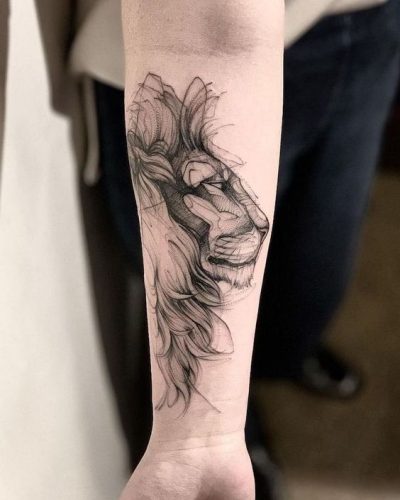 24 Lion Tattoo Half Sleeve: Showcase Power and Artistry