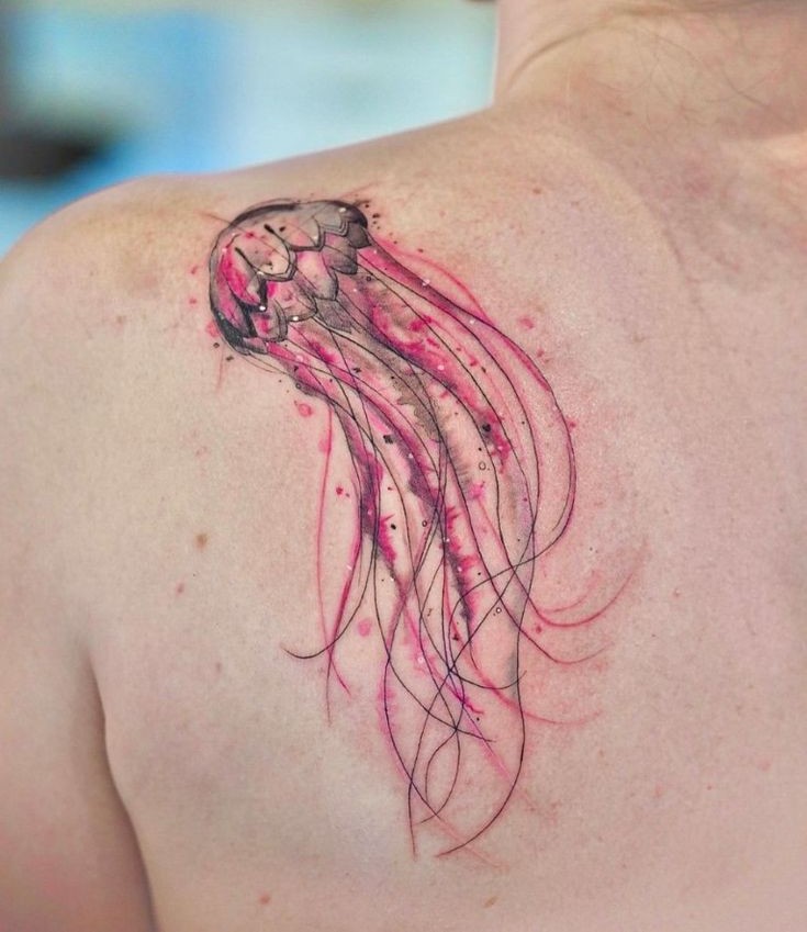 30 Jellyfish Tattoo Designs with Meaning and Style Flowing