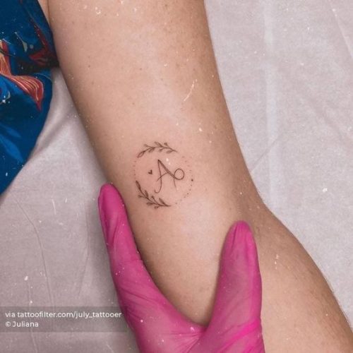 19 Creative Letter A Tattoo Designs : From Minimalist to Monograms – Find Your Style