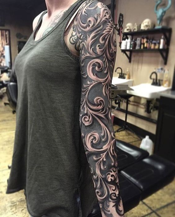 27 Filigree Tattoo Ideas: Baroque Scrollwork That Moves With the Body