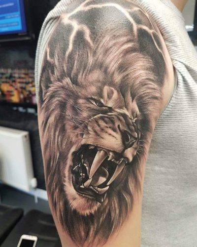 Immerse in Depth: 22 3D Lion Tattoo Ideas