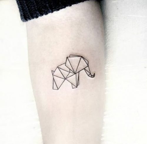 27 Small Elephant Tattoo Ideas