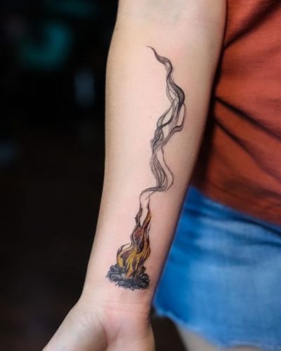 Discover the Great Outdoors on Your Skin: 20 Inspiring Camping Tattoo Designs for Nature Lovers in