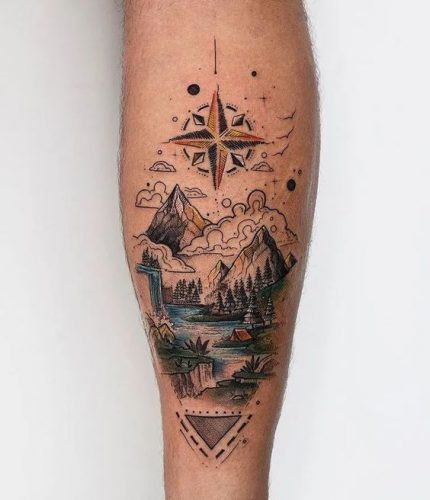 Explore 17 Unique Landscape Tattoo Designs for Nature Lovers and Adventurers