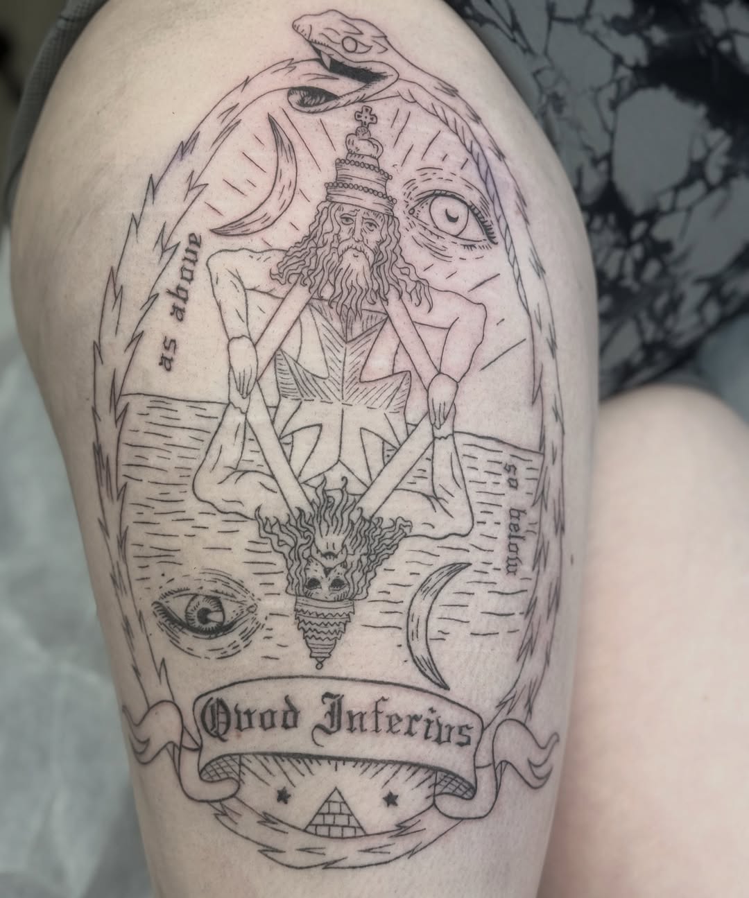 29 As Above, So Below Tattoo Ideas: Striking Ways To Wear A Classic Hermetic Motto
