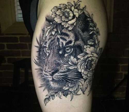 19 Tiger Head Tattoo Ideas