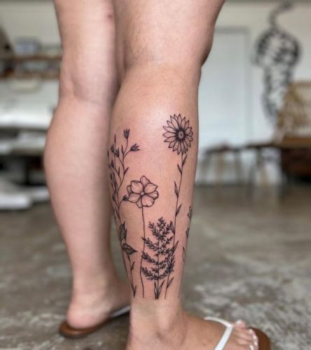 18 Unique Flower Ankle Tattoo Ideas: Stunning Designs for Nature Lovers