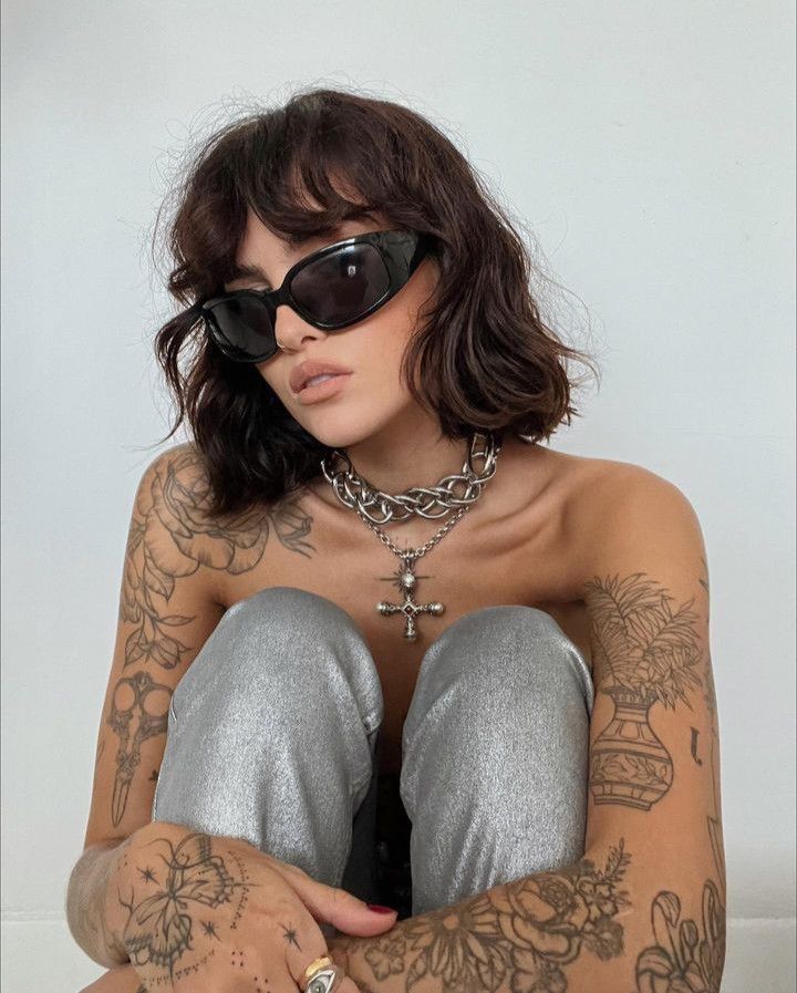 Dark Feminine Tattoos : Bold & Aesthetic Ideas for Women Thigh, Forearm, Leg Sleeve, Back, Ribs & More