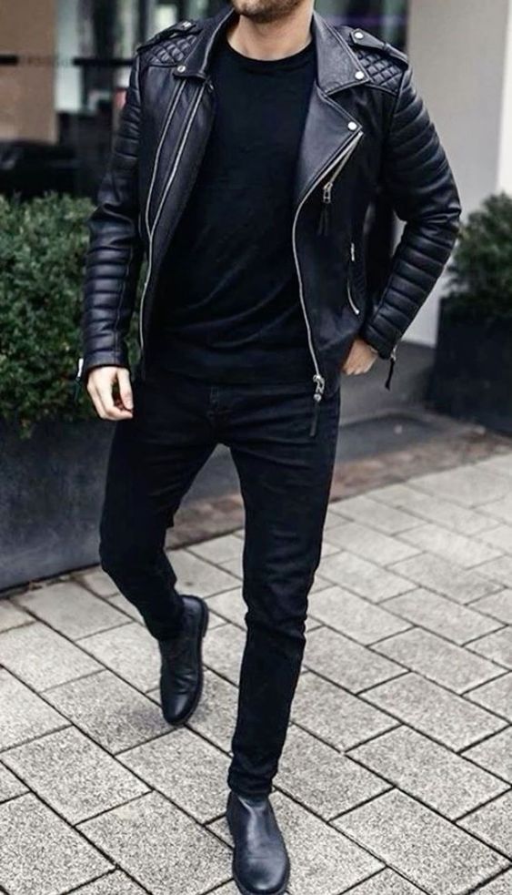 19 Black Fall Outfit Ideas for Men in : From Casual Streetwear to Sophisticated Urban Styles