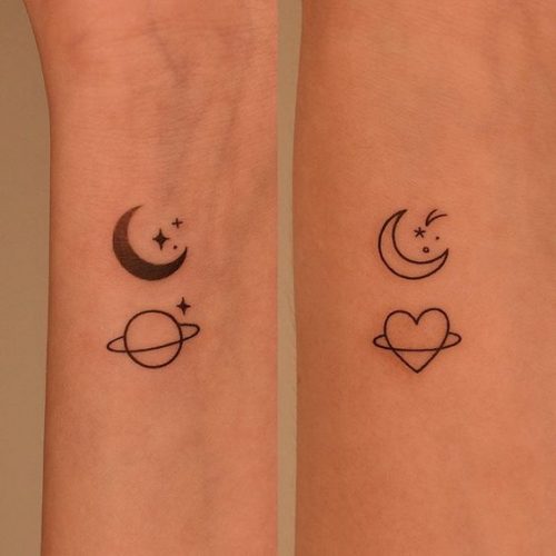 19 Matching Couple Tattoo Ideas