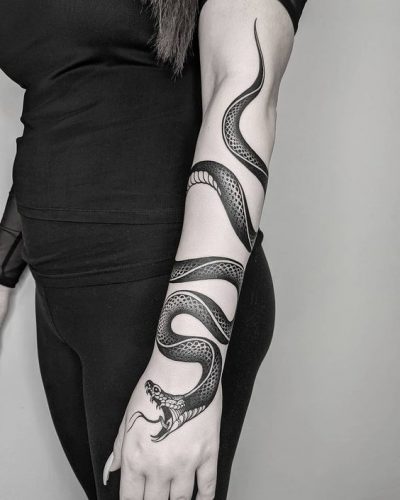 20 Unveiling the Snake Tattoo Sleeve