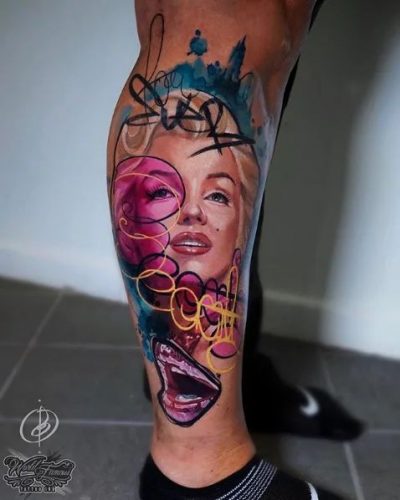 22 Colorful Tattoo Ideas for Women