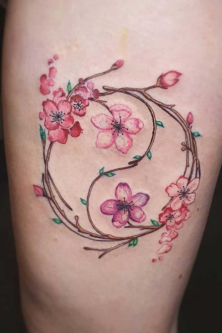 30 Stunning Cherry Blossom Tattoo Ideas for : Designs for Men and Women