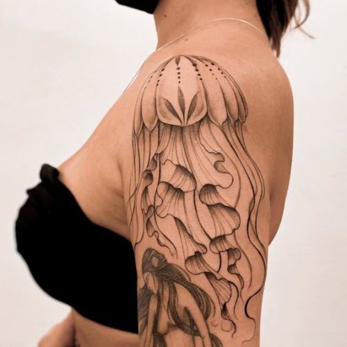 Discover Stunning Jellyfish Tattoo Designs for : Elegant, Colorful, and Bold Ideas for Your Next Ink