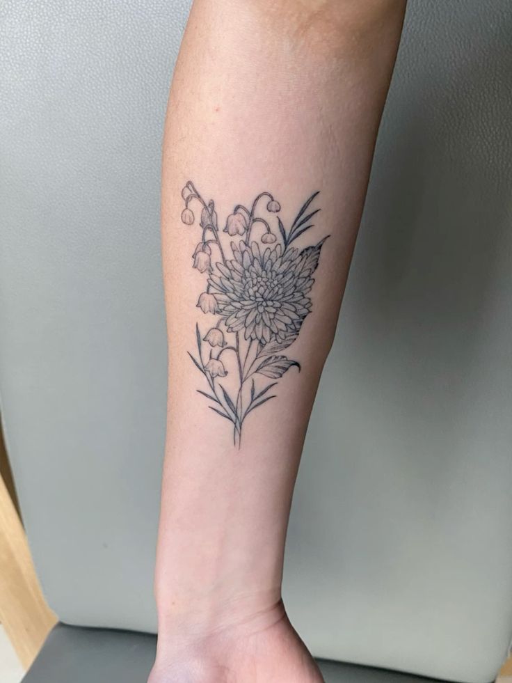 26 Stunning Lily of the Valley Tattoo Ideas