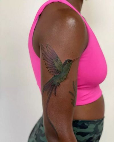 Bold 19 Color Tattoo Ideas for Black Skin
