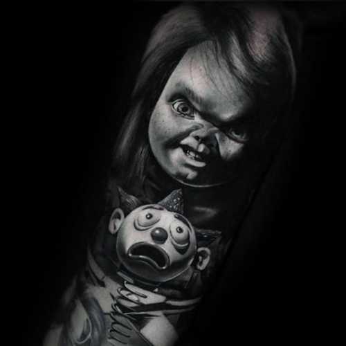 19 Chucky Tattoo Ideas: Embrace Fear with Playful Horror Ink